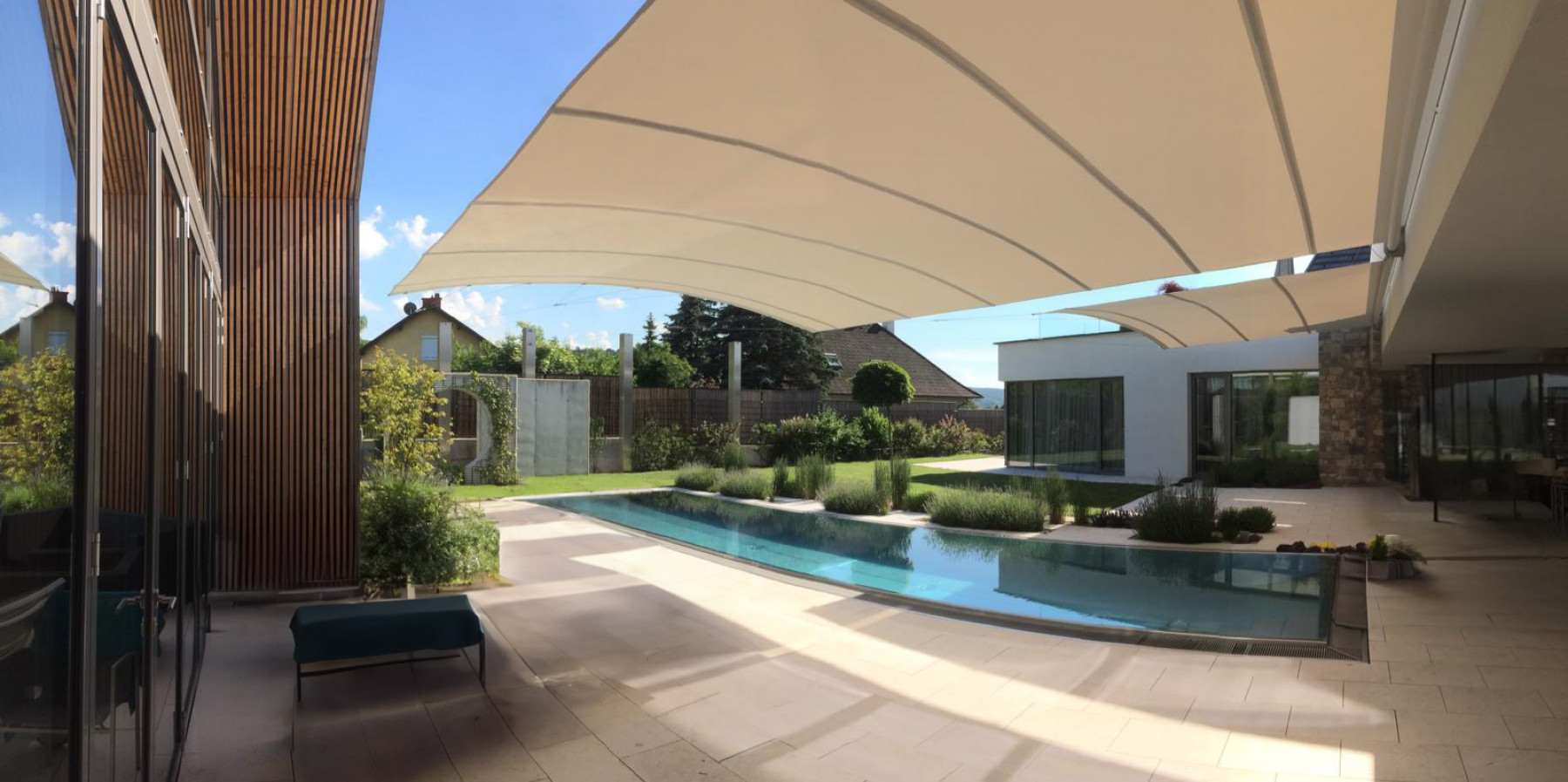 Fetrig gebautes Segel