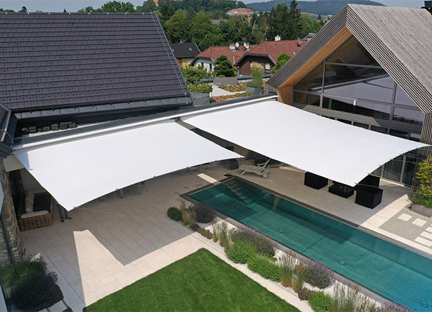 Standard-Sonnensegel ZEBRA SQUARE