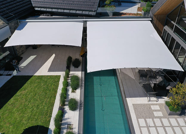 Sonderanfertigung-Sonnensegel ZEBRA SAILS