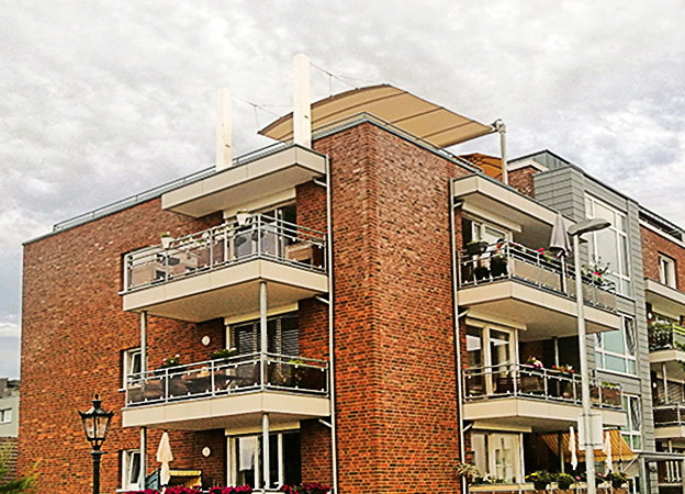 Sonderanfertigung-Sonnensegel ZEBRA SAILS